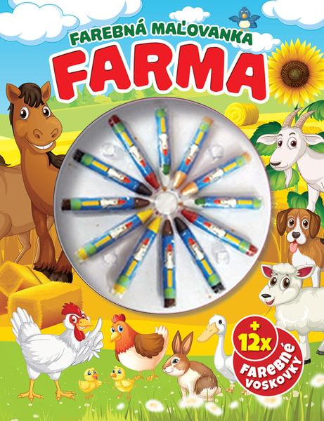 Farma Farebná omaľovanka - 9788084445573