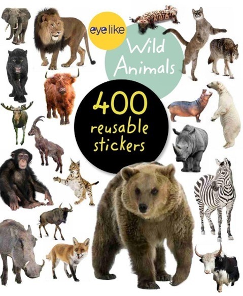 Eyelike Stickers: Wild Animals -  Autor Neuveden
