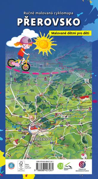 Ručně malovaná cyklomapa Přerovsko - 9788088427971