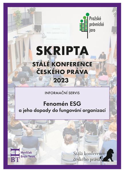 Skripta SKČP Fenomén ESG - 9788090872417