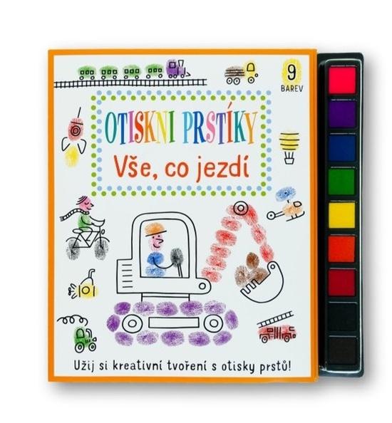 Otiskni prstíky Vše, co jezdí - 9788025633960