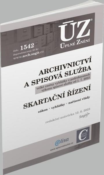 ÚZ 1542 Archivnictví - 9788074885839