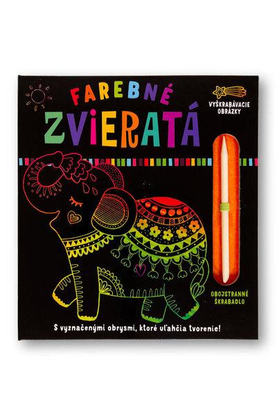 Farebné zvieratá Vyškrabovacie obrázky - 9788056711194