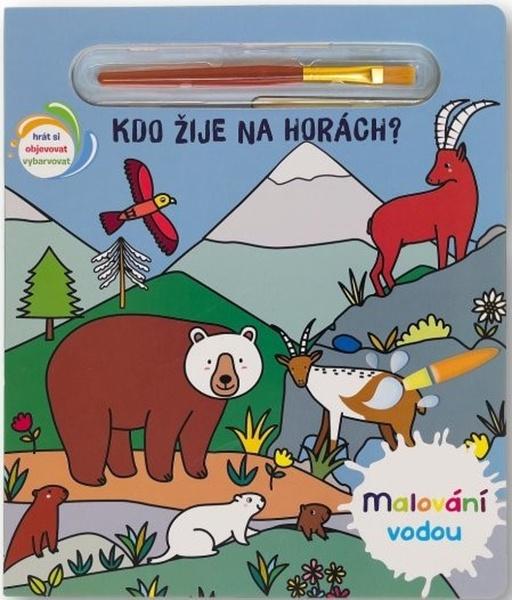 Malování vodou - Kdo žije na horách?