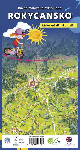 Ručně malovaná cyklomapa Rokycansko - 9788088616399