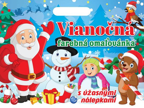 Vianočná farebná omaľovánka - 9788084446204