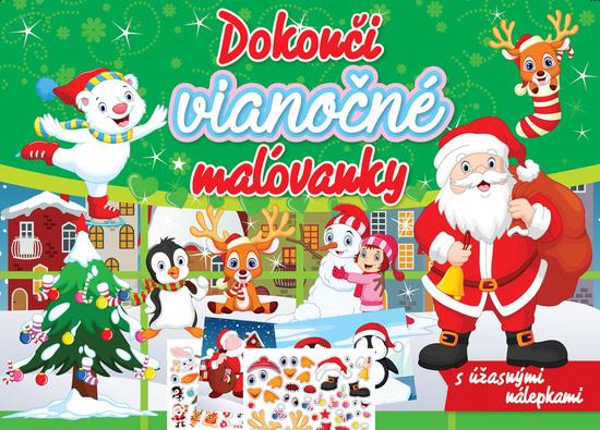 Dokonči vianočné maľovanky - 9788084446310
