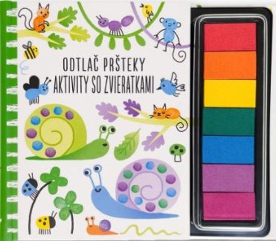 Odtlač pršteky Aktivity so zvieratkami - 9788056711699