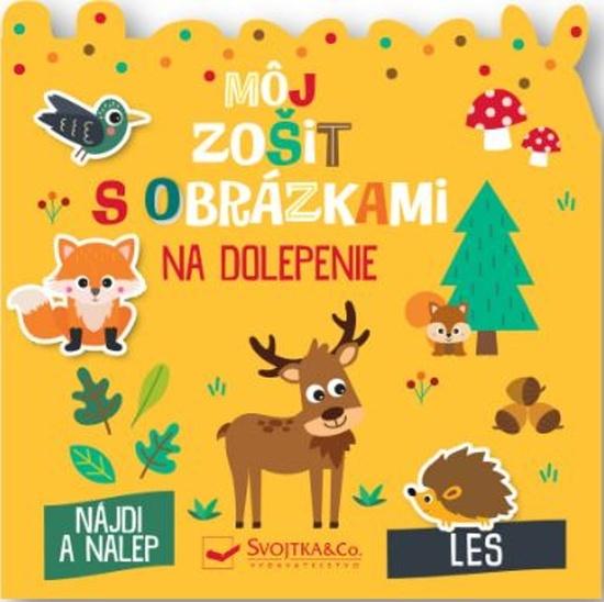 Môj zošit s obrázkami na dolepenie Les - 9788056712634