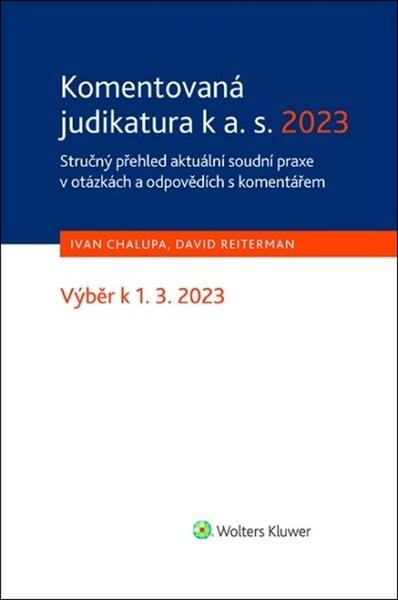 Komentovaná judikatura k a. s. 2023 - 9788076767010