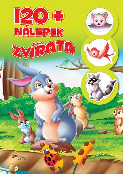 Zvířatá + 120 nálepek - 9788084446808