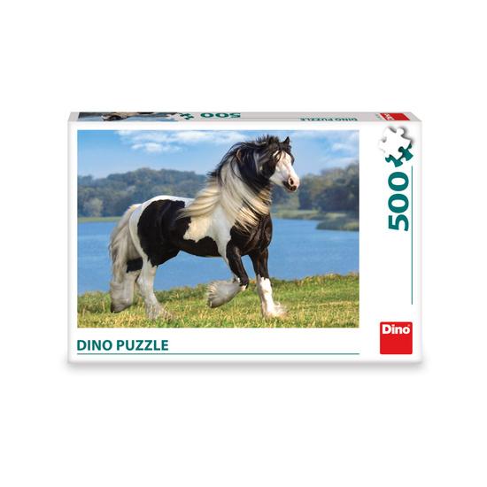 ČERNOBÍLÝ KŮŇ 500 Puzzle - 502659