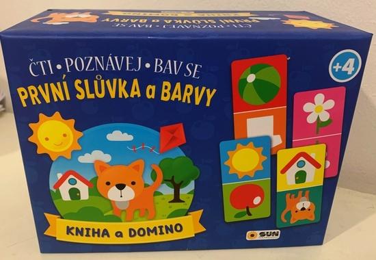 Kniha a Domino První slůvka a Barvy - 9788076871298