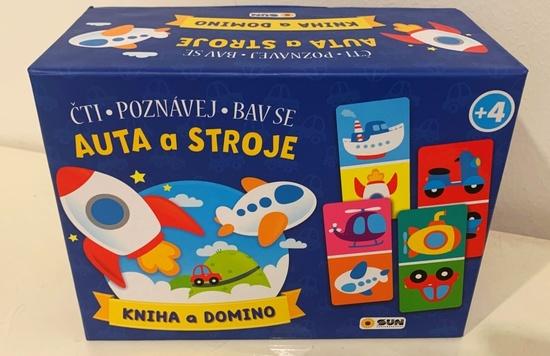 Kniha a Domino Auta a stroje - 9788076871304