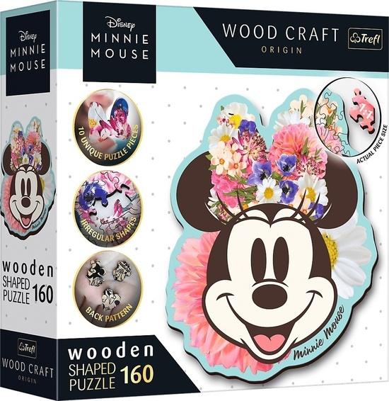 TREFL Wood Craft Origin puzzle Stylová Minnie 160 dílků - 20193