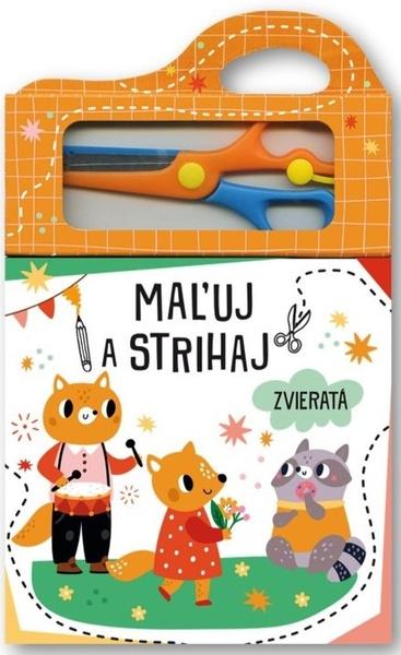 Maľuj a strihaj Zvieratá - 9788056712214