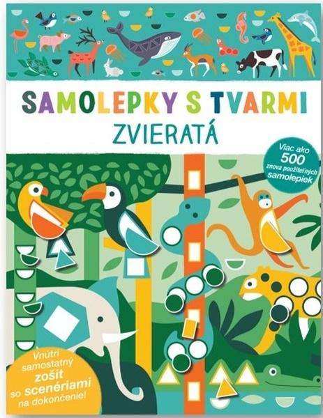 Samolepky s tvarmi Zvieratá - 9788056712603