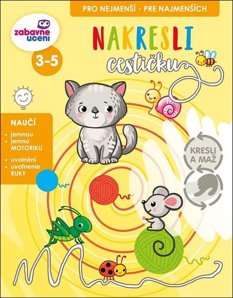 Kresli a maž - Nakresli cestičku