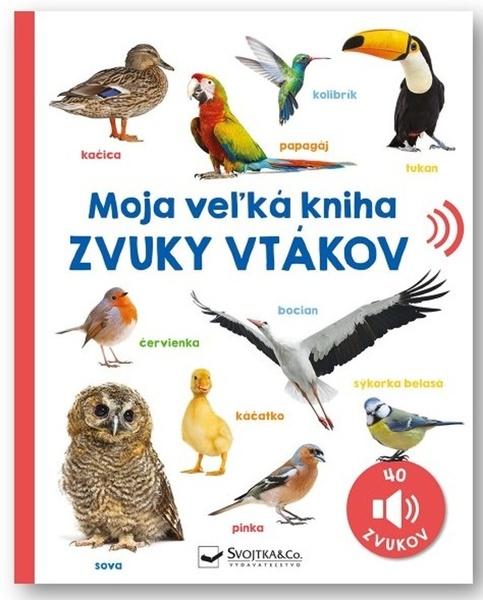 Moja veľká kniha Zvuky vtákov - 9788056712931