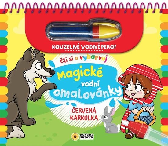Magické vodní omalovánky- Červená karkulka