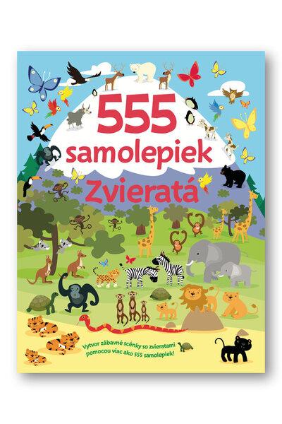 555 samolepiek Zvieratá - 9788056712948
