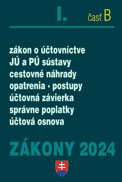 Zákony I B 2024 Účtovné zákony - 9788081622731