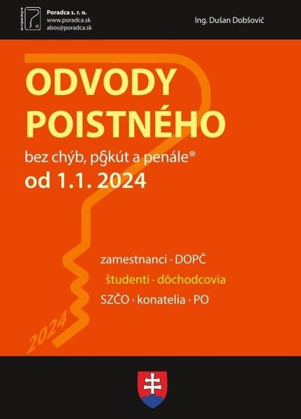Odvody poistného od  1. 1. 2024 - 9788081622717
