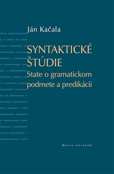 Syntaktické štúdie - 9788081283154