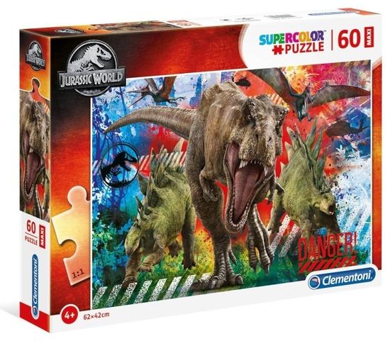 CLEMENTONI Puzzle Jurský svět MAXI 60 dílků - 26456