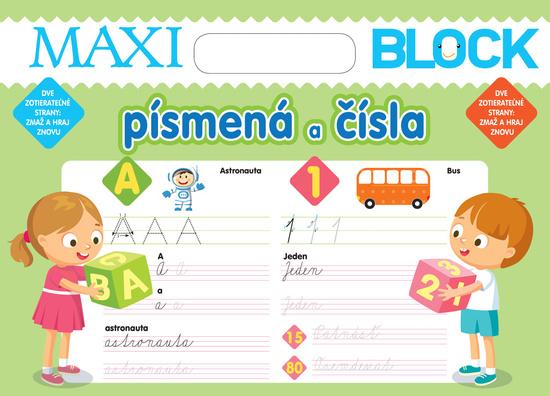 Maxi block Písmena a čísla - 9788084447553