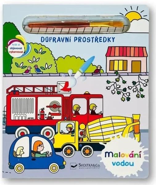 Malování vodou - Dopravní prostředky