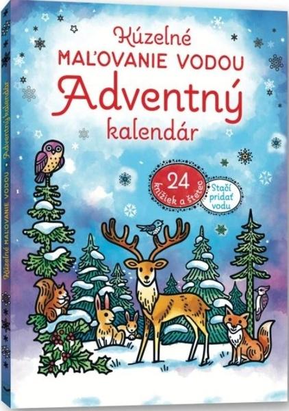 Kúzelné maľovanie vodou Adventný kalendár - 9788056713389