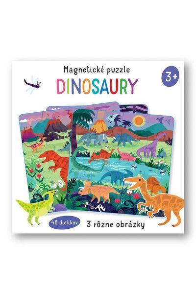 Magnetické puzzle Dinosaury - 9788056713877