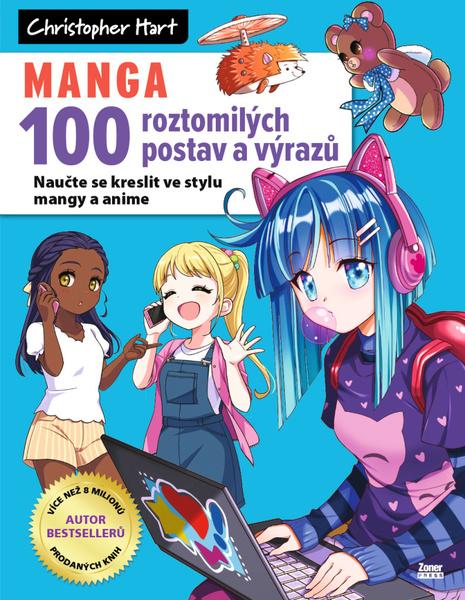 Manga 100 roztomilých postav a výrazů - 9788074135996