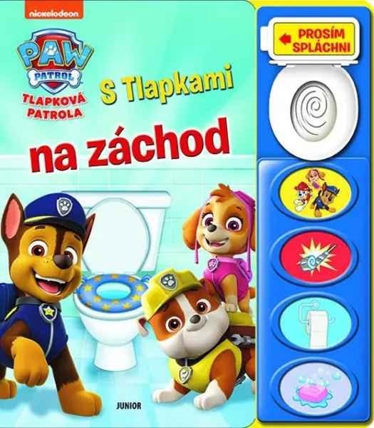 Tlapková patrola S Tlapkami na záchod - 9788072677979