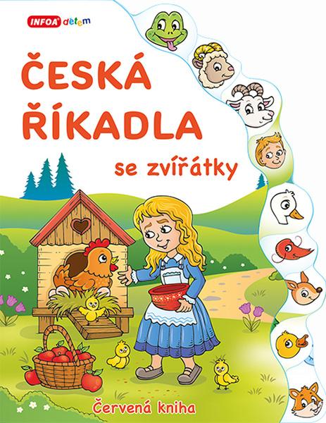 Česká říkadla se zvířátky Červená kniha - 9788076970878