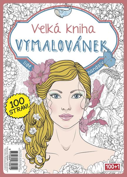 Velká kniha Vymalovánek (světle růžová)
