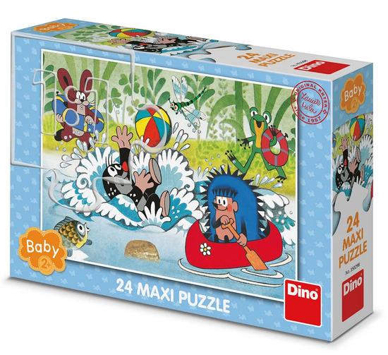 DINO Puzzle Krtek ve vodě MAXI 24 dílků - 350298