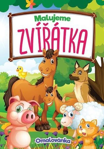 Malujeme zvířátka Omalovánka - 9788084449656