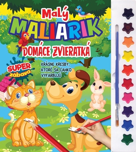 Malý maliarik Domáce zvieratká - 9788084449250