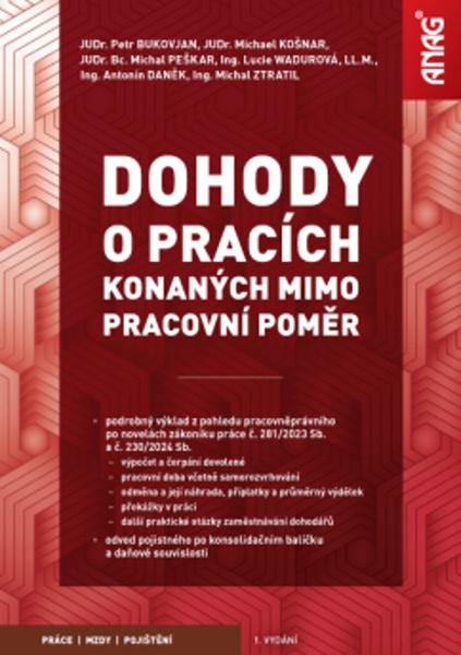 Dohody o pracích konaných mimo pracovní poměr 2024/2025 - 9788075544117