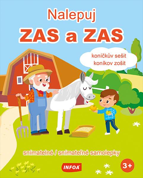 Nalepuj ZAS a ZAS koníčkův sešit/koníkov zošit - 9788076970991