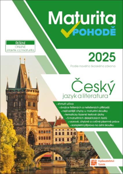 Maturita v pohodě 2025 Český jazyk a literatura - 9788075637512