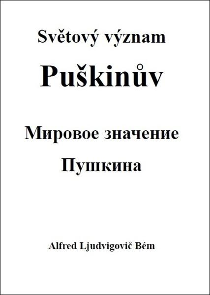 Světový význam Puškinův - 9788088352440