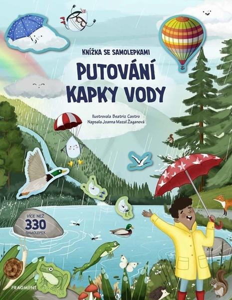 Knížka se samolepkami Putování kapky vody - 9788025368794