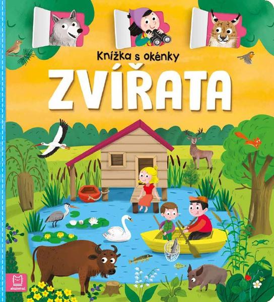 Zvířata Knížka s okénky - 9788088647096