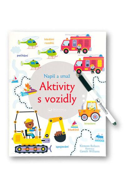 Napiš a smaž Aktivity s vozidly - 9788025638156