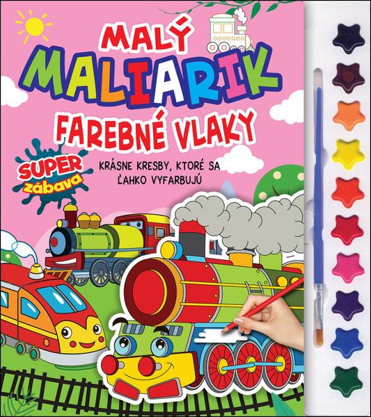 Malý maliarik Vlaky - 9788084450348