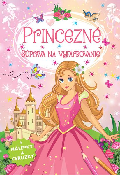 Princezné súprava na vyfarbovanie - 9788084450379