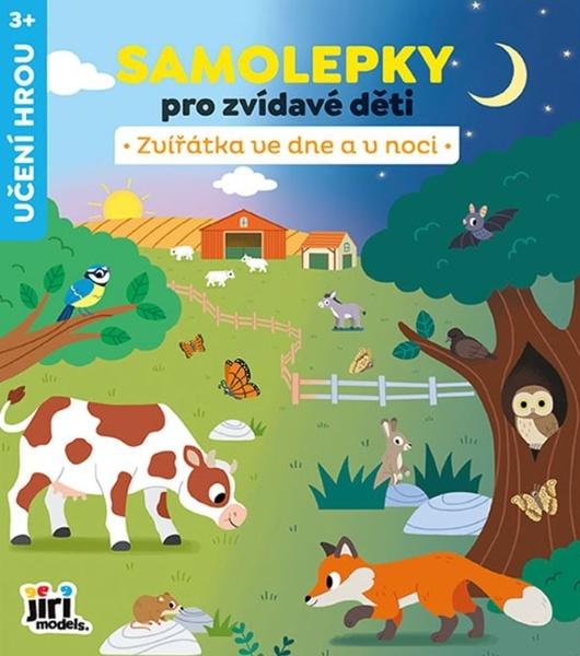 Samolepky pro zvídavé děti Zvířátka ve dne a v noci